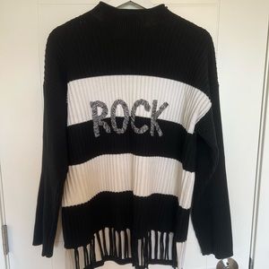 Gabby Isabella ROCK Sweater (size small)